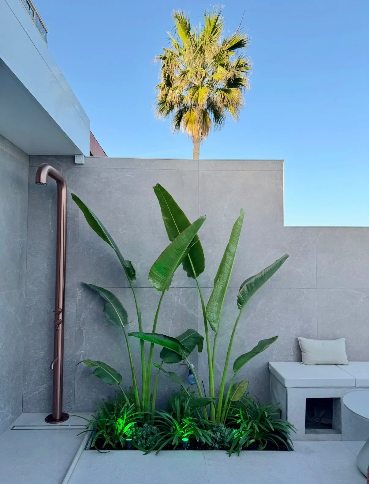 The terrace